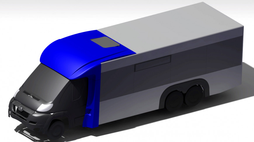 Сканирование автобуса 3D сканером Open Technologies RealScan